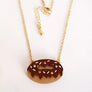 LaliBlue : Tea Time : Chocolate Donut Necklace