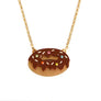 LaliBlue : Tea Time : Chocolate Donut Necklace