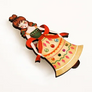 LaliBlue : Christmas : Christmas bell girl brooch