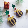 LaliBlue : Christmas : Christmas Bulbs Earrings