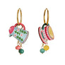 LaliBlue : Tea Time : Cup and Teapot Hoop Earrings