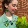 PolyPaige : Lady Bug Earrings