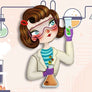 LaliBlue : World Day : Female Scientist Brooch