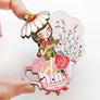 LaliBlue : Tea Time : Flower Tea Brooch