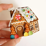 LaliBlue : Christmas : Gingerbread House brooch