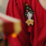 LaliBlue : Christmas : Girl with Christmas hairstyle brooch