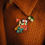 LaliBlue : Christmas : Girl with gifts brooch