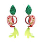 LaliBlue : Tea Time : Green Tea Earrings