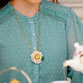 LaliBlue : Tea Time : Tea Cup Necklace