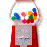 Martinis & Slippers :  Gumball Machine Brooch