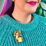 Erstwilder : Pete Cromer Wildlife 2 : The Choosy Cheetah Brooch