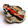 LaliBlue : World Day : Jazz Concert Brooch