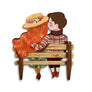 LaliBlue : World Day : Kiss a Ginger brooch