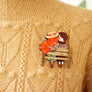 LaliBlue : World Day : Kiss a Ginger brooch