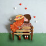 LaliBlue : World Day : Kiss a Ginger brooch