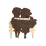 LaliBlue : World Day : Kiss a Ginger brooch