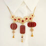 LaliBlue : World Day : Lantern Party Necklace