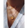 Wolf & Moon : Mini Orange Necklace