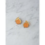 Wolf & Moon : Mini Orange Stud Earrings