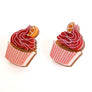 LaliBlue : Tea Time : Muffin Earrings
