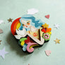 LaliBlue : Solidarity Collection : Hippie girl brooch - Large