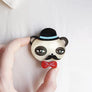 LaliBlue : Nature : Panda Bear Brooch