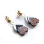 LaliBlue : Love : Petal Heart earrings