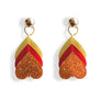 LaliBlue : Love : Petal Heart earrings