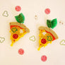 LaliBlue : World Day : Pizza Earrings