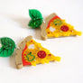 LaliBlue : World Day : Pizza Earrings