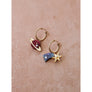 Wolf & Moon : Shooting Star & Saturn Hoops