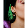 Wolf & Moon : Shooting Star & Saturn Hoops