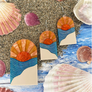 Kimchi & Coconut : Life's a Beach : Sunset Earrings