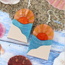 Kimchi & Coconut : Life's a Beach : Sunset Earrings