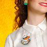 LaliBlue : Tea Time : Sweet Mouse Brooch