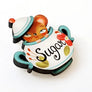 LaliBlue : Tea Time : Sweet Mouse Brooch