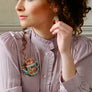 LaliBlue : Tea Time : Teapot House Brooch