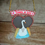 Leopard Print Bee : Tunnel of Love Necklace