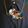 LaliBlue : Halloween : Witch brooch and necklace 2 in 1