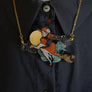 LaliBlue : Halloween : Witch brooch and necklace 2 in 1