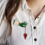 LaliBlue : Halloween : Witch Pendulum brooch