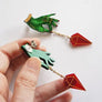LaliBlue : Halloween : Witch Pendulum earrings