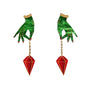 LaliBlue : Halloween : Witch Pendulum earrings