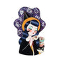 LaliBlue : Halloween : Witch reading tasseomancy brooch
