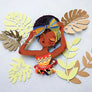 LaliBlue : World Day : Day of Afro Culture brooch