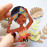 LaliBlue : World Day : Day of Afro Culture brooch