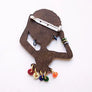 LaliBlue : World Day : Day of Afro Culture brooch