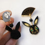 LaliBlue : World Day : Chinese Year of the Rabbit Earrings