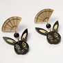 LaliBlue : World Day : Chinese Year of the Rabbit Earrings