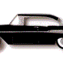 Martinis & Slippers : '57 Chevy Brooch
